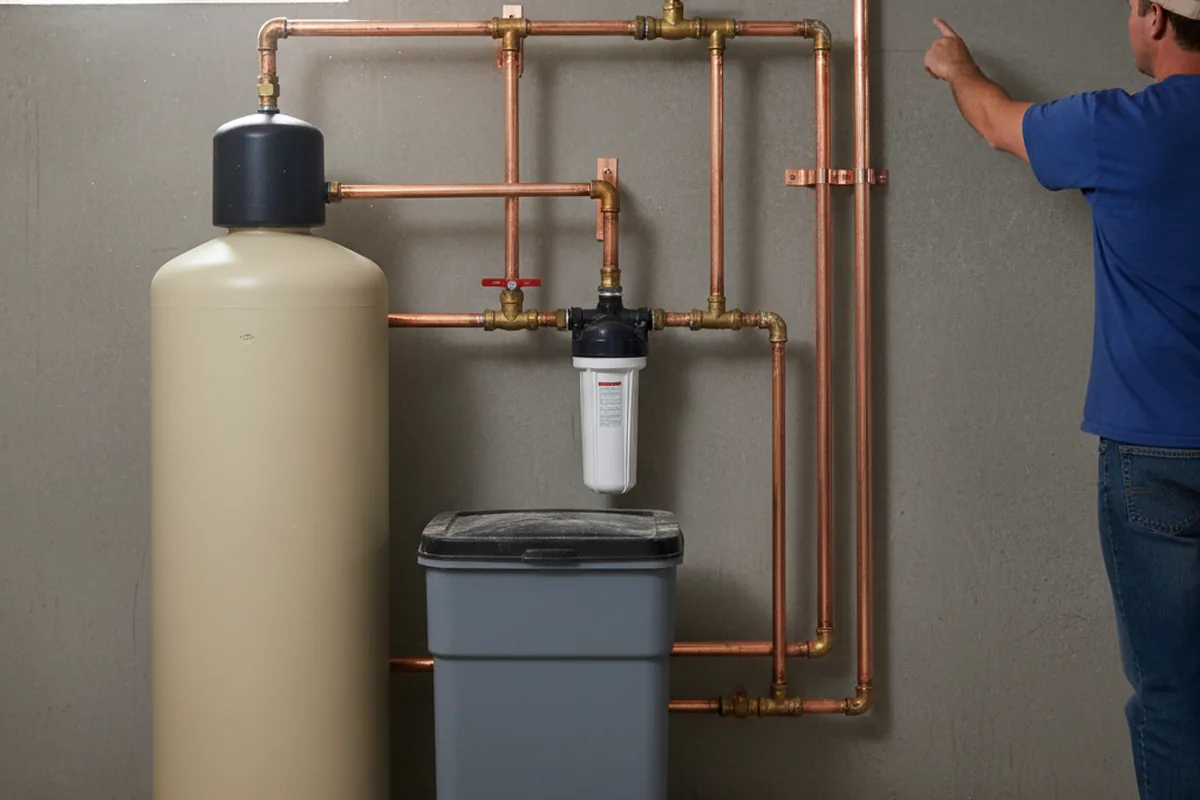 Whole-house water treatment system installed in Rosemount